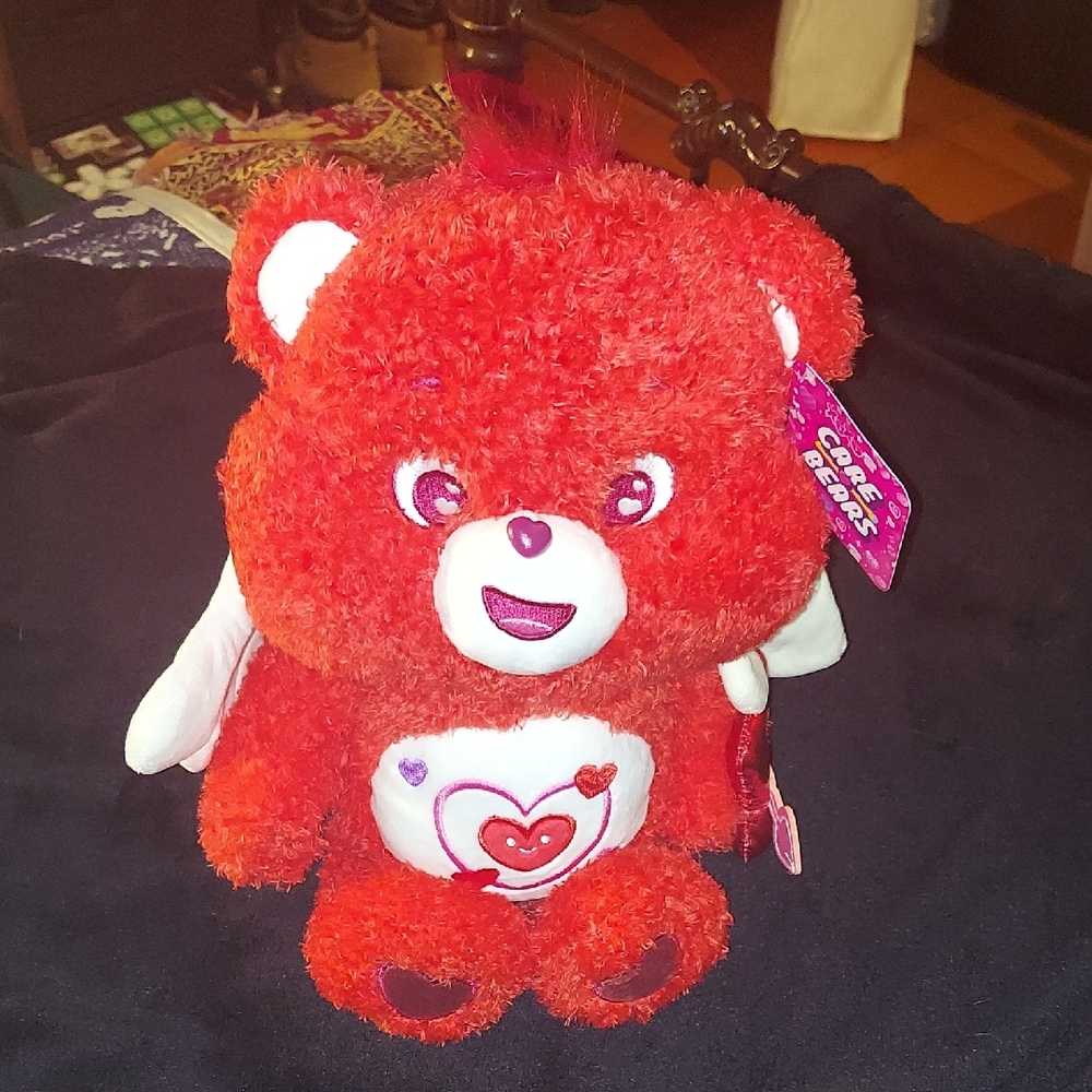 Care Bears Red Plush with Heart Design